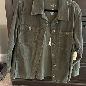 NWT New St. John’s Bay T Shirt & Corduroy Jacket